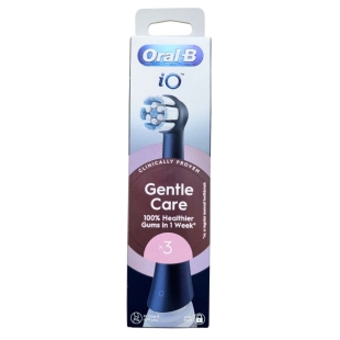ORAL-B - Lot de 3 Brossettes iO Gentle Care Noir