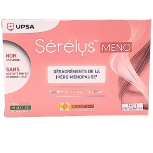 SERELYS Meno -  Désagréments de la (Péri)-Ménopause Bouffées De Chaleur/Fatigue - 30 gélules Upsa