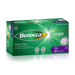 BEROCCA Énergie Cassis (30 comprimés effervescents)