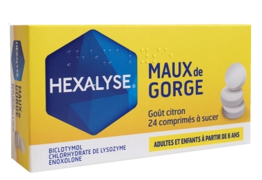 HEXALYSE Boîte de 24 comprimés à sucer
