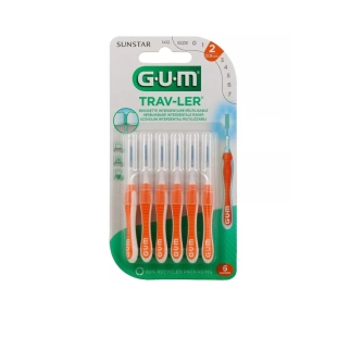 GUM TRAV-LER Brossettes interdentaires 0,9mm x6