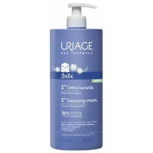 URIAGE Bébé 1ère Crème Lavante - Flacon-pompe 1 Litre