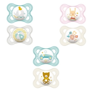 MAM Sucette DECOR CLASSIQUE 0-6 Mois (lot de 2 sucettes)