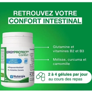 ERGYPROTECT - Confort Intestinal 60 gélules - Nutergia