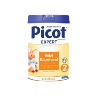 PICOT Expert Lait en Poudre 2ème Âge Bébé Gourmand (800g)