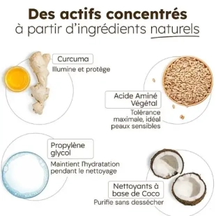 SEFIA - Nettoyant Brosse Douceur et Eclat au Curcuma - 120 ml