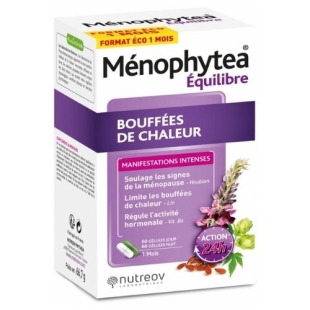 NUTREOV - Ménophytea Équilibre Bouffées de Chaleur 120 gélules
