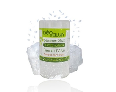 Déodorant Pierre d'ALUN Stick 80 grammes ("Bâton d'alun") MKL