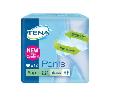 TENA Pants Super Medium (12 Slips)
