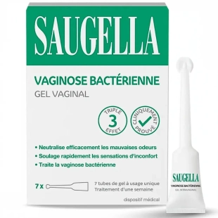 SAUGELLA - Gel Vaginal Vaginose Bactérienne - 7 tubes