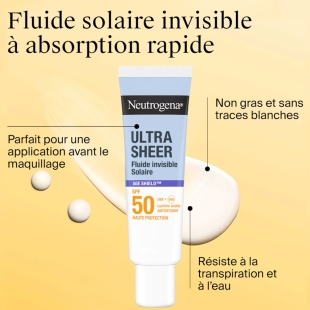 NEUTROGENA - Ultra Sheer Fluide Invisible Solaire Anti-âge SPF 50 - 50 ml