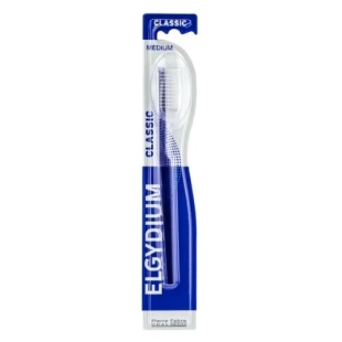 ELGYDIUM - Brosse A Dents Classic medium -Couleurs Aléatoire