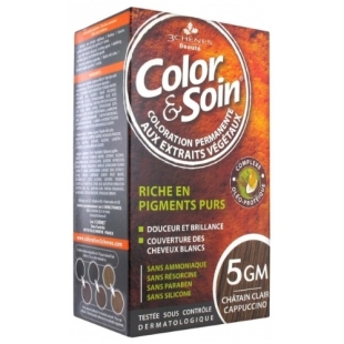 COLOR et SOIN Coloration permanente 5GM Châtain clair cappuccino