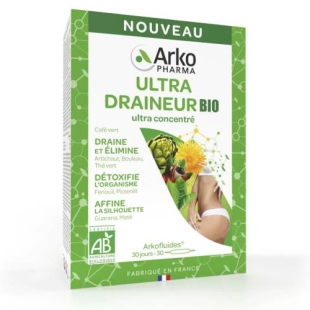 ARKOFLUIDES - Ultra Draineur BIO - 30ampoules