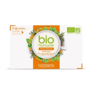 NUTRISANTE BIO Tisane - Infusion Foie et Intestin (20 sachets)