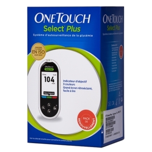 ONE TOUCH SELECT PLUS Kit Lecteur de Glycémie + autopiqueur