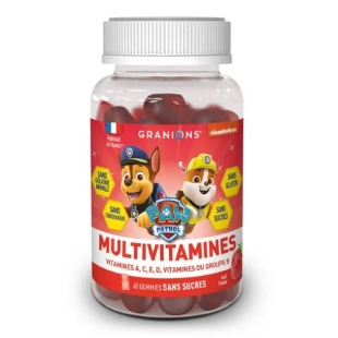 GRANIONS - Gummies Multivitamines Pat Patrouille Enfants - 60 Gummies