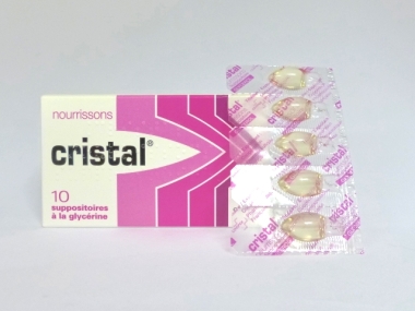 CRISTAL Suppositoires à la Glycérine NOURRISSONS - Bébés Bte de 10