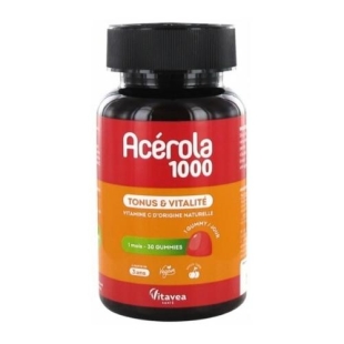 Vitavea Acérola 1000 Tonus et Vitalité 30 gummies