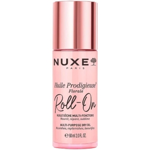 NUXE - Roll-On Huile Prodigieuse Florale - Huile sèche multi-fonctions nourrit, répare et sublime - 60 ml