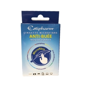 ESTIPHARM Lingette microfibre anti-buée lunettes