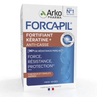 ARKOPHARMA - Forcapil Fortifiant Kératine+ Anti-Casse - 60/180 Gélules