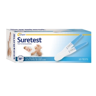SURETEST Test d'ovulation - 10 tests