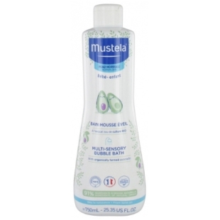 MUSTELA Bain Mousse Éveil à l'Avocat : Bébé Peau Normale (750 ml)