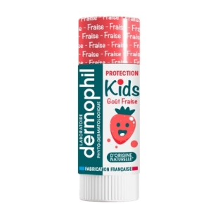 DERMOPHIL INDIEN Kids Stick Lèvres Fraise (4 grammes)
