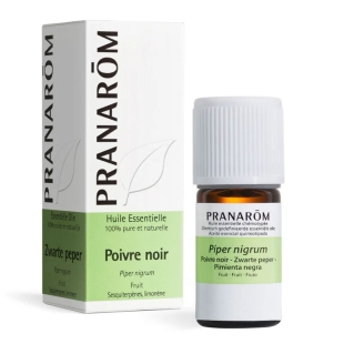 poivre noir huile essentielle pranarom stimulante tonique energie stress sevrage tabac diffusion graines