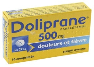 DOLIPRANE - Paracétamol 500 mg Enfants et Adultes (dès 27 kg)- 16 Comprimés