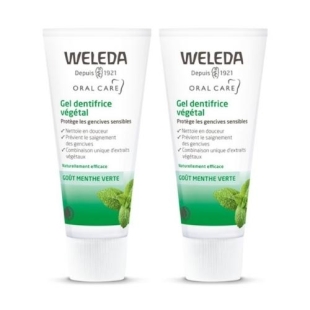 Weleda Gel Dentifrice Végétal Bio 2x75 ml