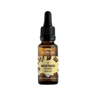 BIOFLORAL Joie de Vivre - Fleur de Bach BIO Moutarde (21) - 20ml