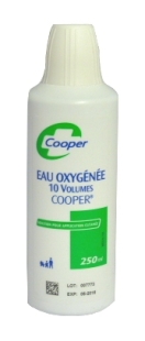 EAU OXYGENEE 10 volumes Cooper 250 ml