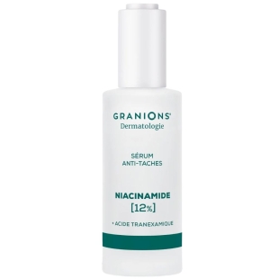 Granions Dermatologie Sérum Anti‑Taches Niacinamide 12 % 30 ml unifie le teint réduit taches pigmentaires