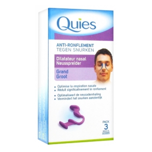 QUIES Anti-Ronflement Dilatateur Nasal Grand Format