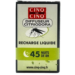 CINQ sur CINQ - Recharge Diffuseur Citriodora - 45 nuits