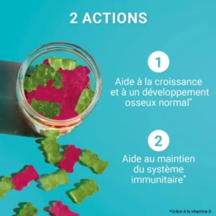 MAG2 - Gommes Kids Croissance, Immunité - 30 gommes
