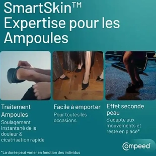 COMPEED - Pansements Ampoules Discret - 5 pansements