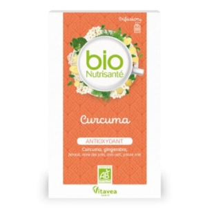BIO NUTRISANTE - Infusion Curcuma Antioxydant BIO - 20 Sachets