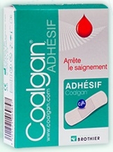 COALGAN Pansements HEMOSTATIQUES (12 pansements stop HEMO)