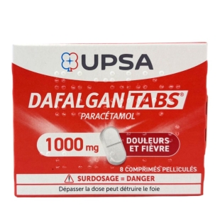 DAFALGAN - TABS Paracétamol  1000 mg - 8 Comprimés Pelliculés