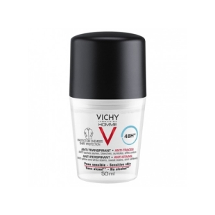 VICHY Homme Déodorant Anti-transpirant Anti-traces 48h Roll-On