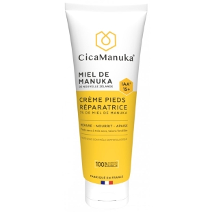 CicaManuka Crème Pieds Réparatrice Miel De Manuka Bio 75 ml