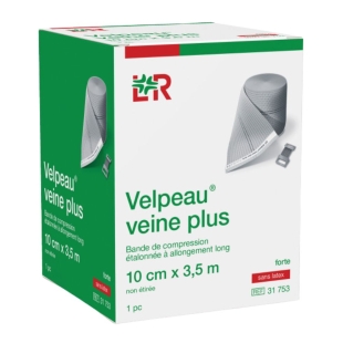 VELPEAU - Bande de Compression Sans Latex - Velpeau Veine Plus Force 2