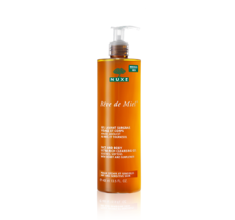NUXE REVE DE MIEL Gel Douche Lavant Surgras Visage & Corps (400ml)