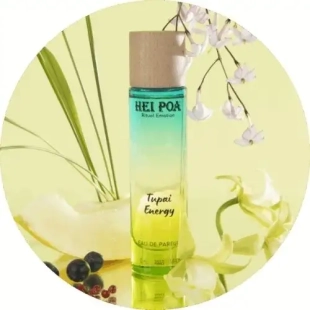 Hei Poa Eau de Parfum Tupai Energy 50 ml parfum acidulé aquatique solaire inspiré de la Polynésie