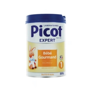 PICOT Expert Lait en Poudre 1er Âge Bébé Gourmand (800g)