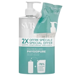 SVR - Physiopure Eau Micellaire  400ml  + Éco-Recharge