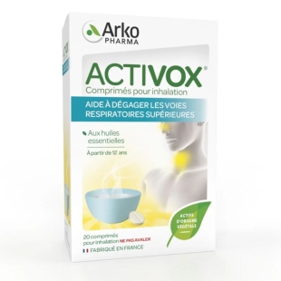 ACTIVOX - Comprimés Inhalation Arkopharma - 20 Comprimés